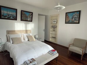 Desk, iron/ironing board, travel cot, free WiFi