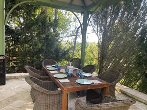Restauration en plein air