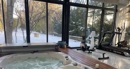 Logis et Master Suite de la Villa Spa Art Déco Perret Giverny pour 12 Personnes.