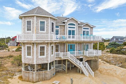 Sprawling 3 Story BeachFront Home with Pool, Game Room, Hot Tub, Sleeps 16