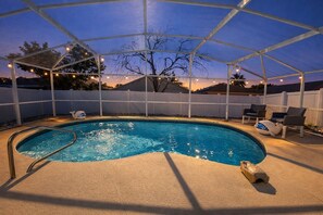 Outdoor pool - Enchanted Escape 3BR Near Disney with Private Pool (Davenport)