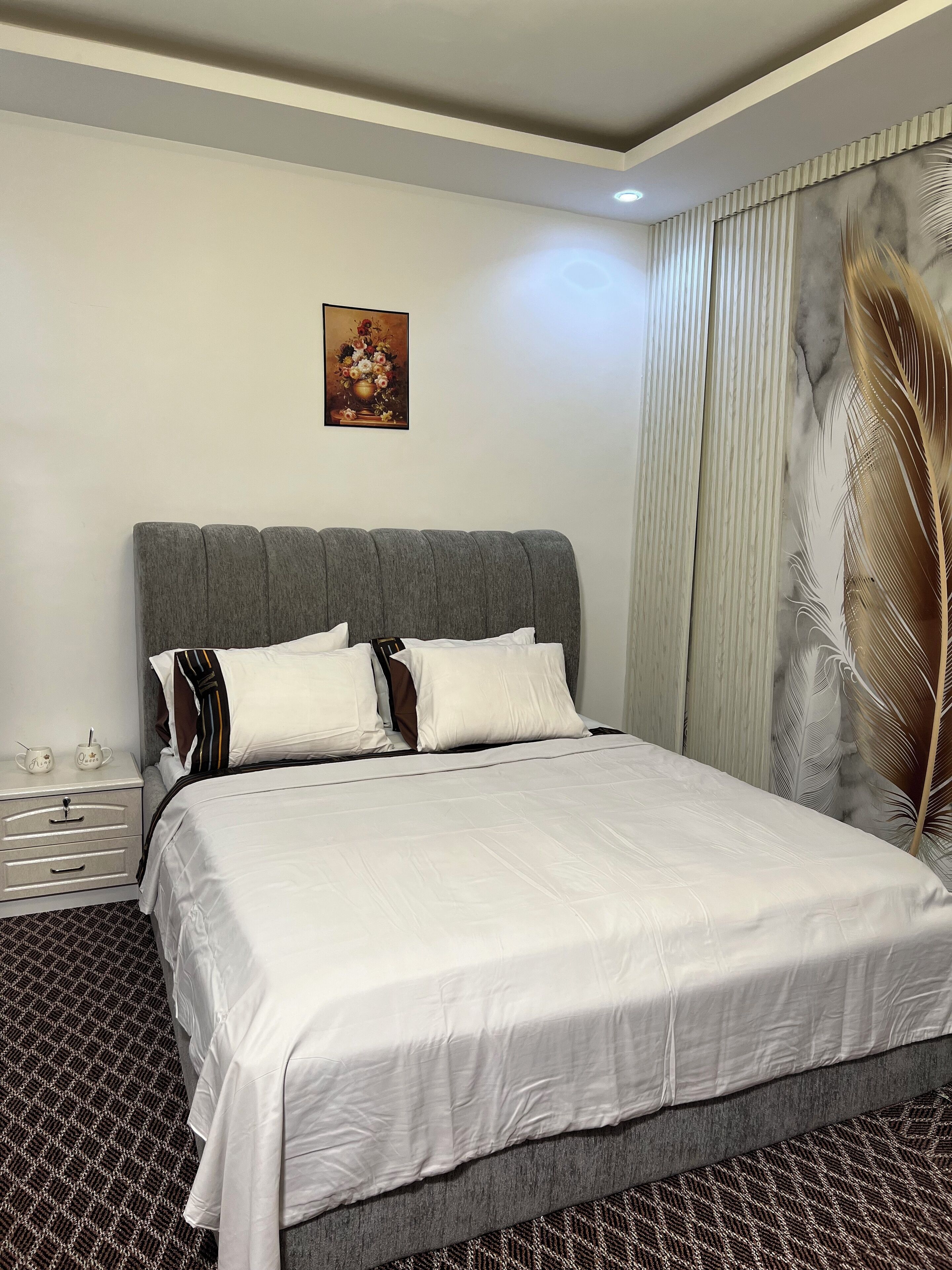 コンフォート ダブルルーム シティビュー | 遮光カーテン、防音設備、WiFi (無料)