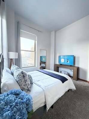 2 slaapkamers, een strijkplank/strijkijzer, wifi, beddengoed