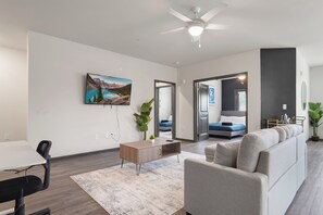 Apartment | Living area - Luxe King 3BR Suite in North Raleigh (Raleigh)