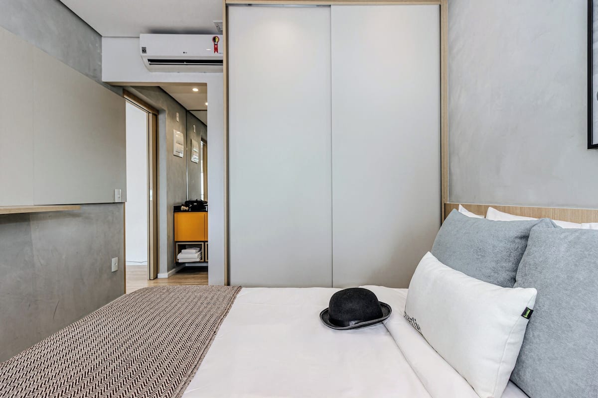 Apartamento 1 Dorm Casal | Trang trí khác biệt, trang bị nội thất với thiết kế riêng biệt