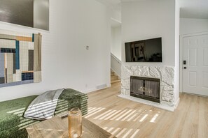 TV, fireplace - Family Ski Getaway in Midvale: 16 Mi to Snowbird (Midvale)