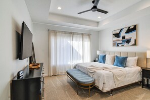 Tabla de planchar con plancha, Internet, ropa de cama