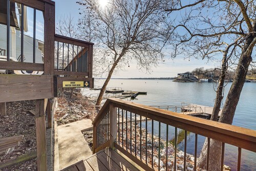 Lakefront Family Home w/ Dock & Views in Vinita!