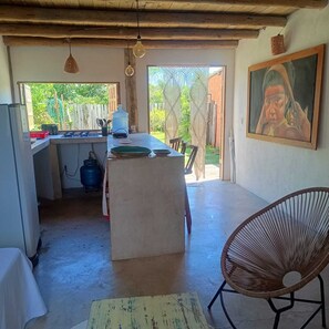 Interior - House in Caraíva, 100m from the beach and 800m from the main square. (Caraíva)