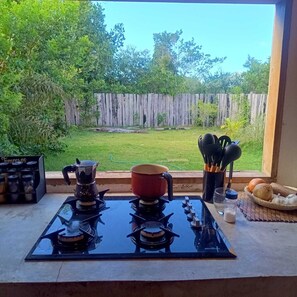 Terrace/patio - House in Caraíva, 100m from the beach and 800m from the main square. (Caraíva)
