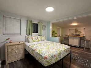 1 makuuhuone, silitysrauta/-lauta, ilmainen Wi-Fi, vuodevaatteet