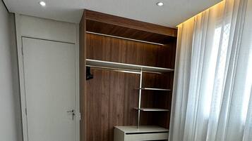 Individually decorated, individually furnished, desk, laptop workspace