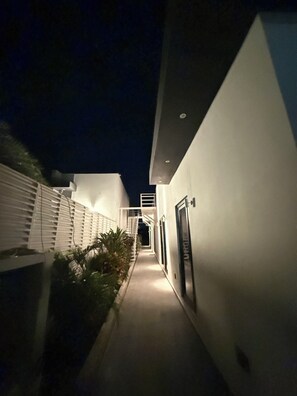 Classic-huoneisto, 1 keskisuuri parisänky ja vuodesohva, keittotila | Ulkoalueet