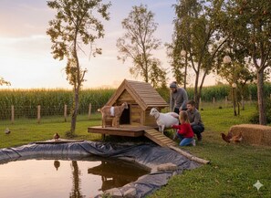 Enceinte de l’hébergement