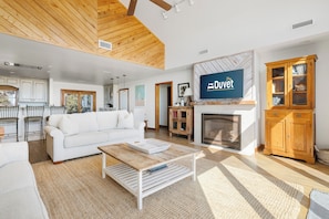 TV - Beachfront with 4 Beds and Baths! | Sea La Vie (Folly Beach)