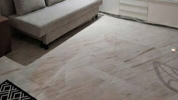 Deluxe Apartment, Garden View, Garden Area | Living area | 45-inch Smart TV with digital channels, Netflix, streaming services