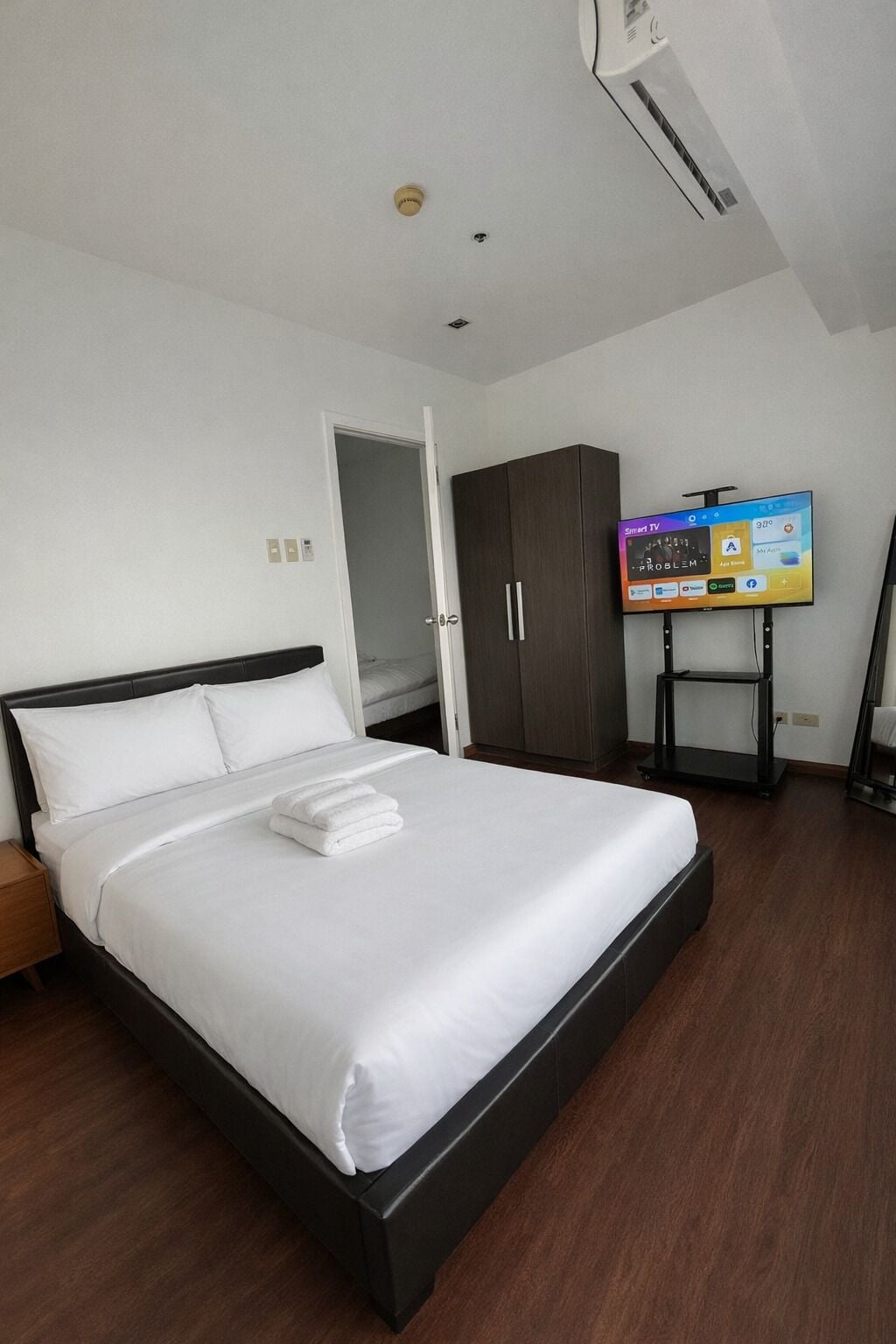 Căn hộ Deluxe, quang cảnh thành phố | Bộ trải giường bằng vải cotton Ai Cập, bộ đồ giường cao cấp 