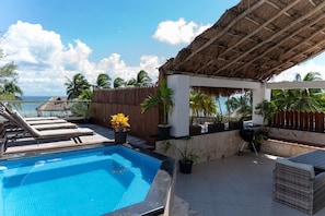 Pool - Ocean View Penthouse in the Main Center (Playa del Carmen)