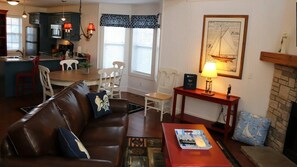 TV connectée, cheminée