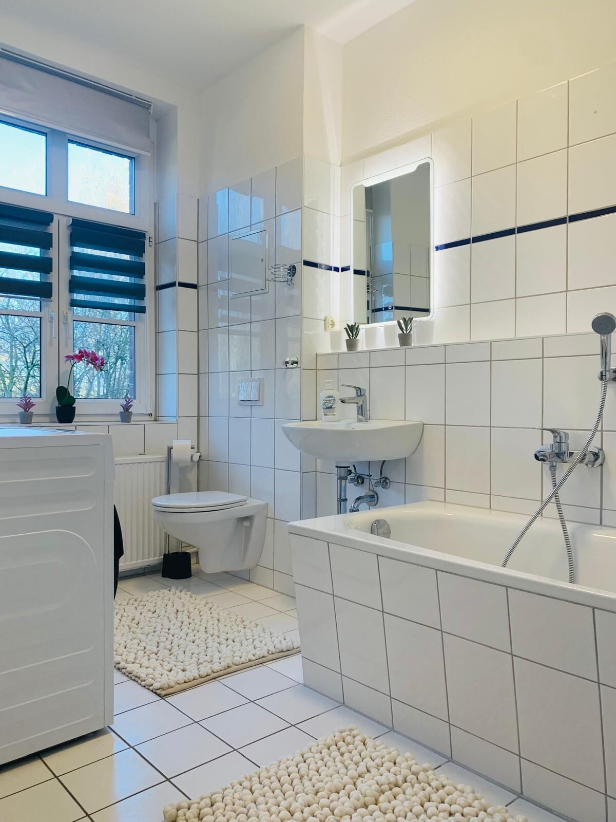 Handtücher, Seife, Toilettenpapier