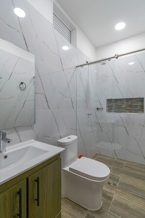 Deluxe Quadruple Room, Balcony, Mountain View | Bathroom | Shower - don joaquin  (Buenavista)