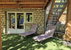 Terrace/patio - Le Gîte d'Alfred - GORGES DU TARN CAUSSES (GORGES DU TARN CAUSSES)