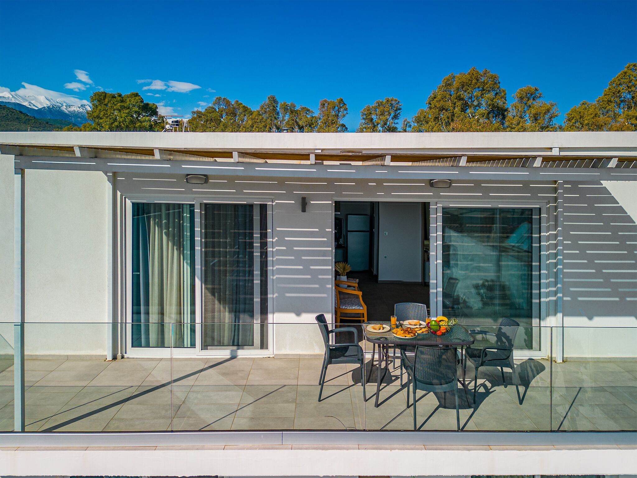 Apartment, Balcony, Beach View | Outdoor dining