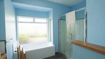 Shower, towels