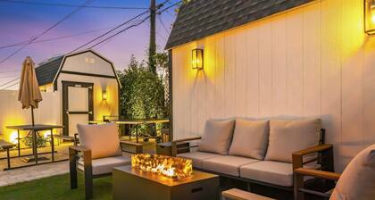 2BR Retreat / HOT TUB, Fire Pit, BBQ, & Yard Oasis