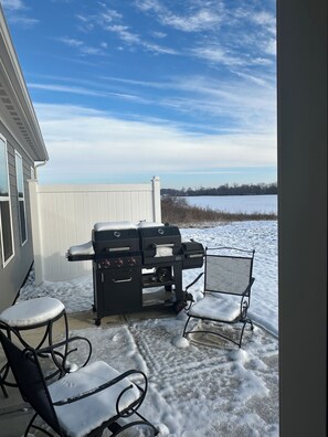 Terrace/patio - Lovely 2-bedroom house with AC in vibrant Indianapolis (Indianapolis)