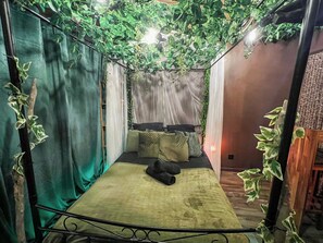 Bed sheets - La Tanière de Mowgli - CAP D'AGDE - Jungle Room, Plage du Môle - 2 people (Agde)