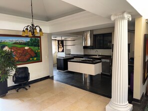 Luxury Apartment, City View, Tower | Private kitchen