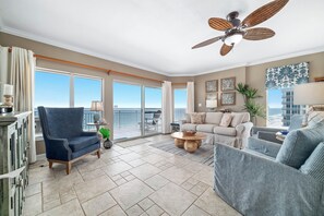TV - Admirals Quarters 1109 | Beachfront Views | Luxury Amenities | Heart of Orange Beach (Orange Beach)