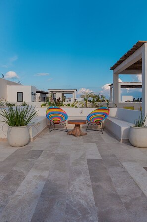 Terrace/patio - Stylish 3BR Penthouse by Smartdepas Tulum (Tulum)