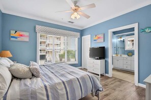 4 bedrooms, travel cot, free WiFi - Rising Tide by Brunswick Vacation Rentals: 4BR w/ Deck & Views, Near the Ocean! (Ocean Isle Beach)