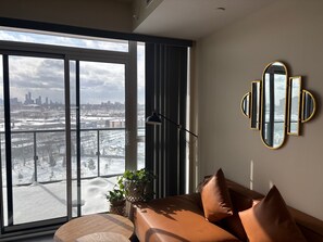 Living area - City View Toronto Condo/Leaside (Toronto)