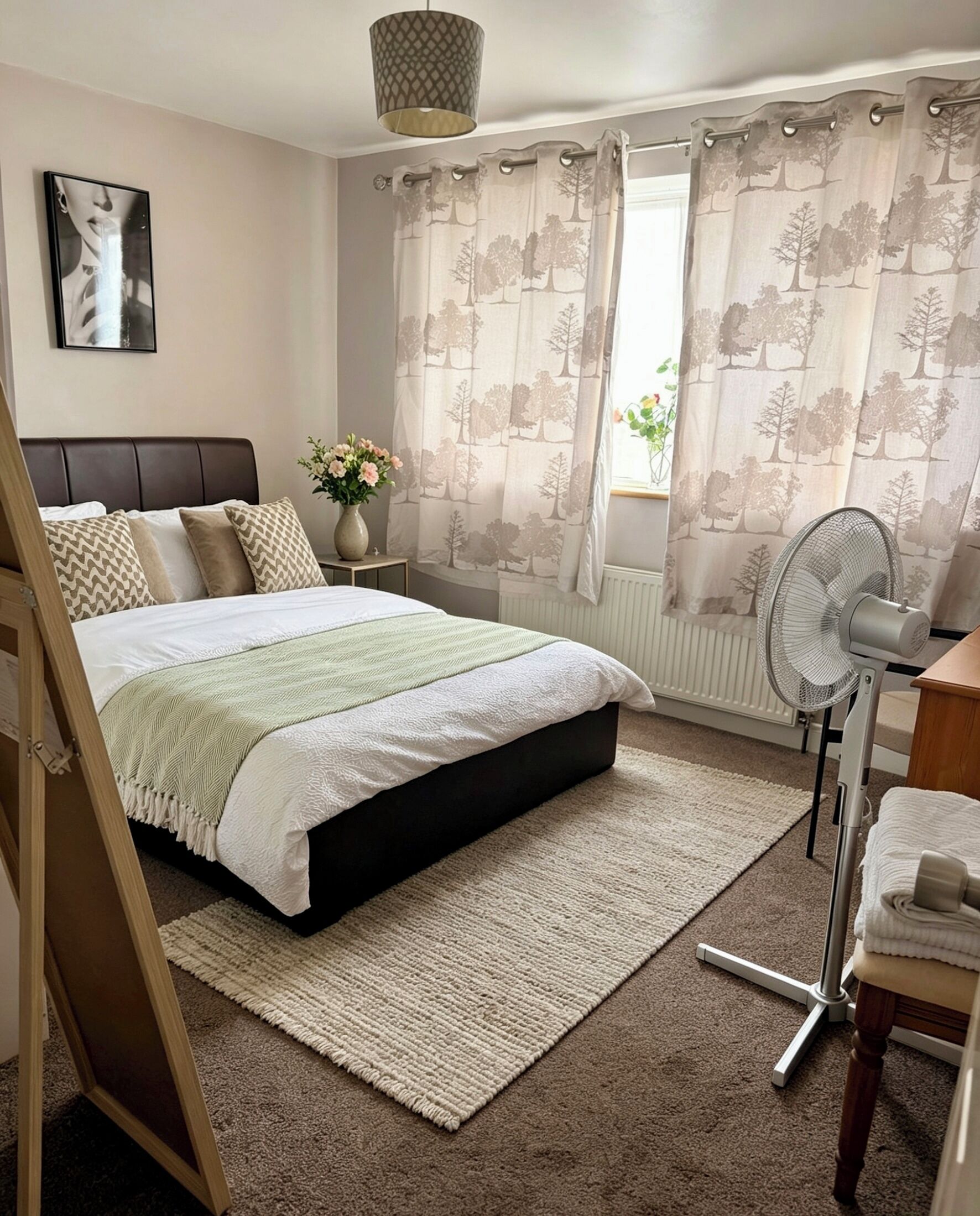 3 bedrooms, iron/ironing board, WiFi, bed sheets