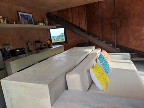 Interior - Ideal cottage to rest with the family very close to the sea, one pet is accepted. (El Sargento)