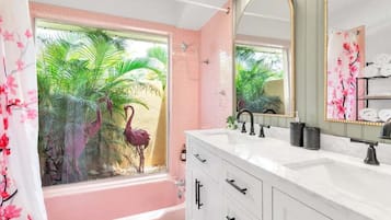 Shower, hair dryer