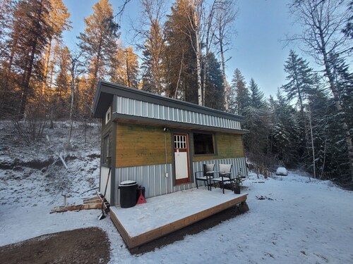 Bombi Forest House. Located between Whitewater Ski Hill and Red Mountain Resort