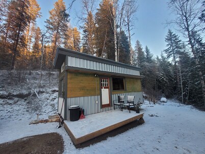 Bombi Forest House. Located between Whitewater Ski Hill and Red Mountain Resort