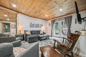 TV, fireplace, video games, DVD player - Hall Hideaway | Shared Waterfront Access (Rangeley)