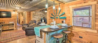 Hochatown Daze is 3 cabins with 2 hot tubs and 2 large outdoor gathering areas.