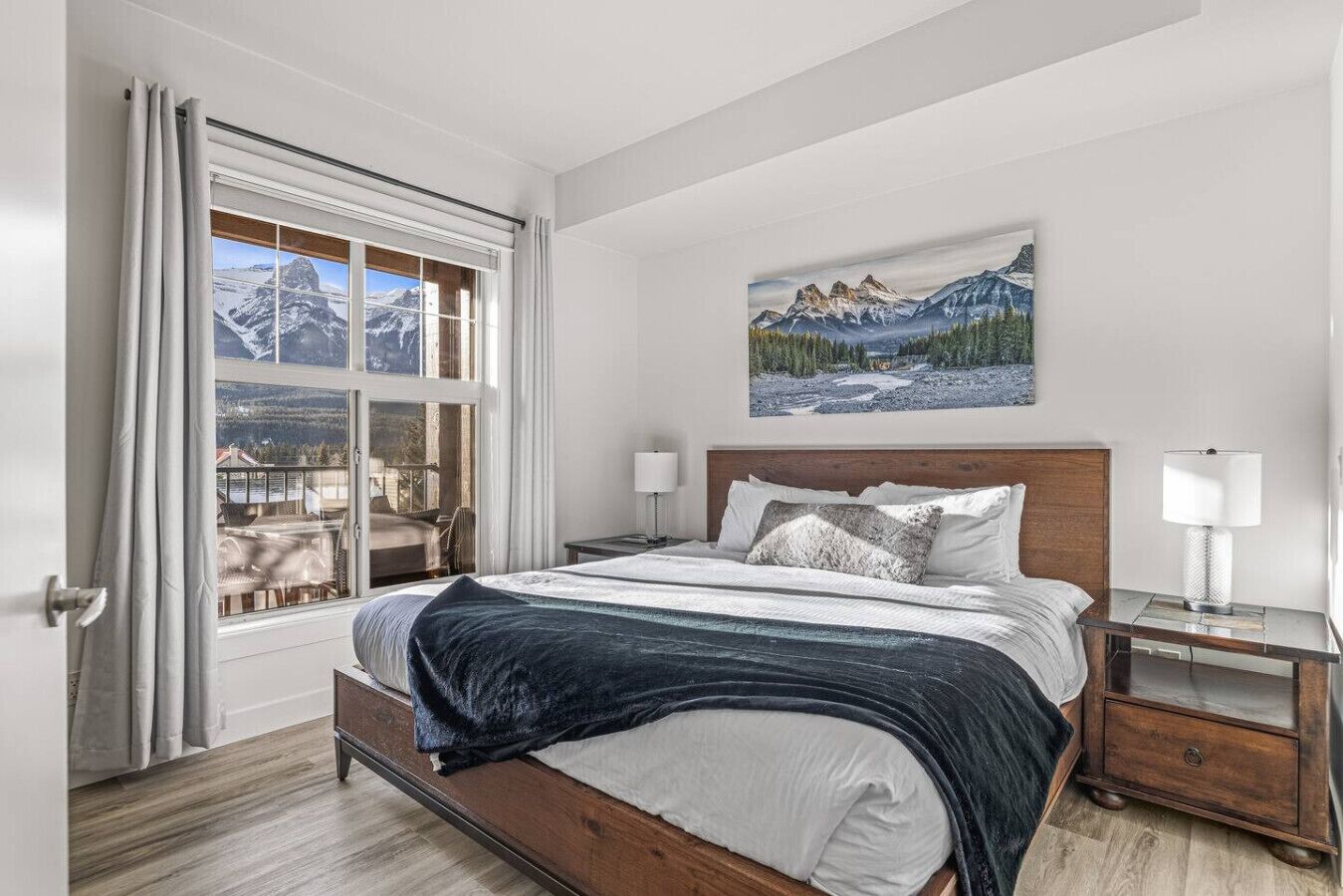 Cozy Bedroom 1 offers a peaceful sanctuary for a restful night`s sleep.