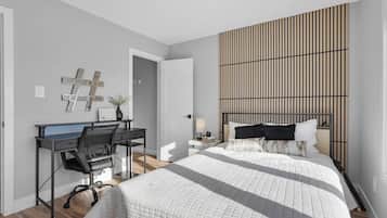 3 chambres, fer et planche à repasser, accès au Wi-Fi (inclus)