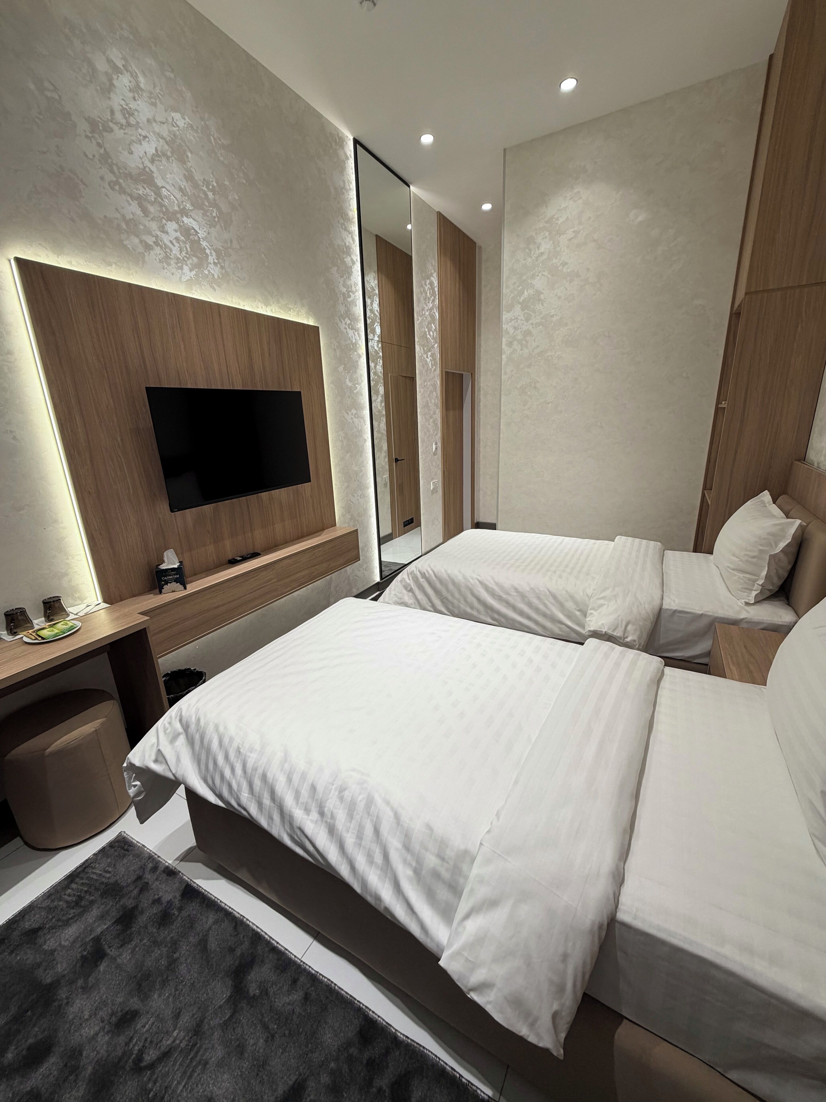 Standard Twin Room, City View | Desk, free WiFi