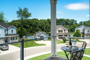 Outdoor dining - Shoreside Getaway on Tims Ford Lake w/ Pool Access (Winchester)