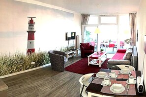 Smart TV - Coastal Apartment with Balcony (Fehmarn OT Burgtiefe-Südstrand)