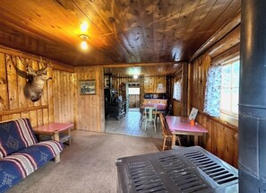 Interior - Cabin #1 Charming 2-bedroom rustic cabin in Gould perfect for a getaway (Walden)