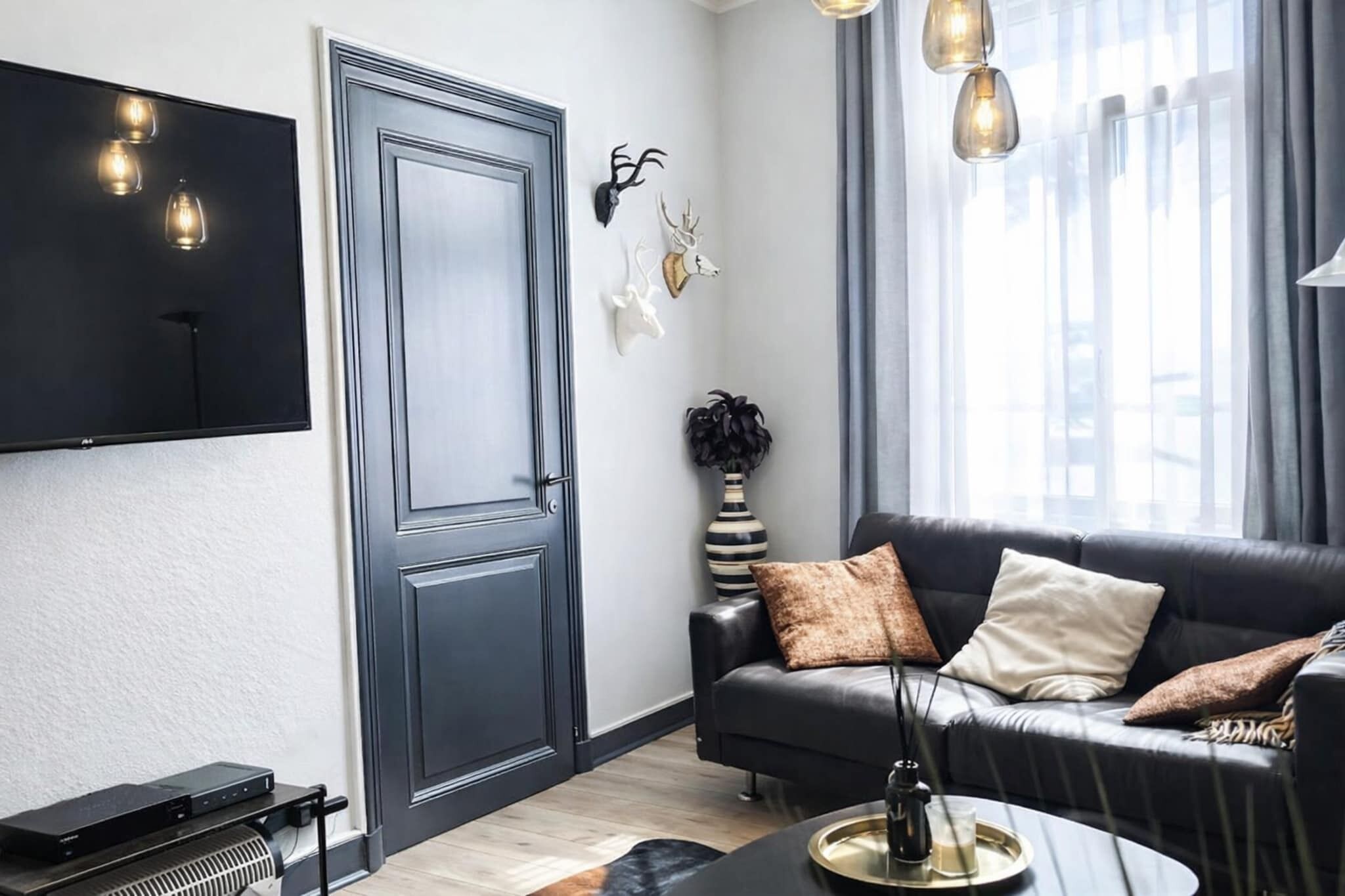 TV connectée, cheminée